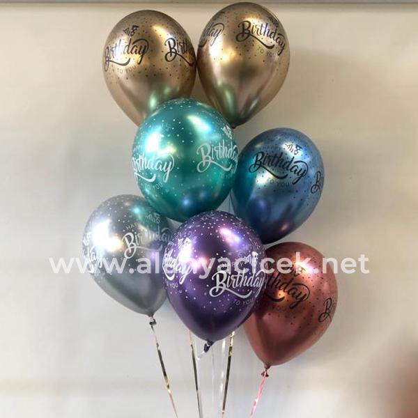7 Balloons for Birthday Resim 1