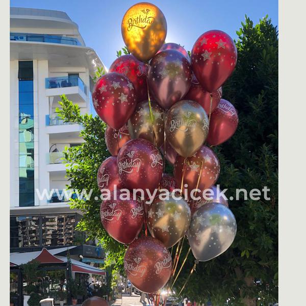 25 Doğum Günü için  Balonlar Resim 2