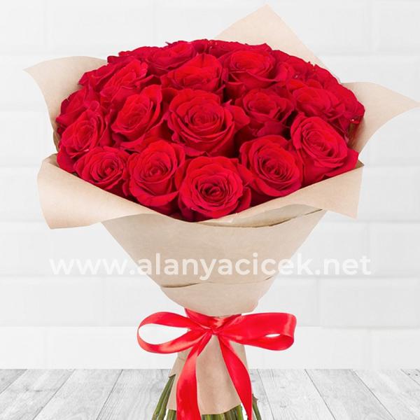 25 красных роз Resim 2