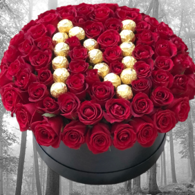  Alanya Florist Roses and Ferrero Rocher
