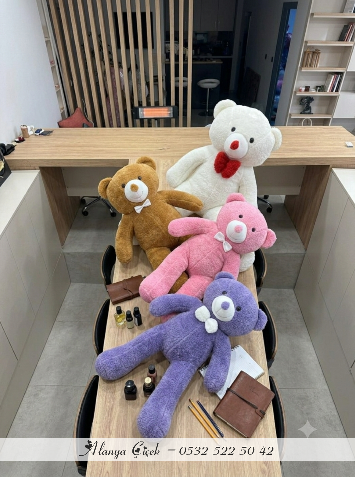 Yumuşacık, Kaliteli Peluş Ayıcıklar 65 Cm